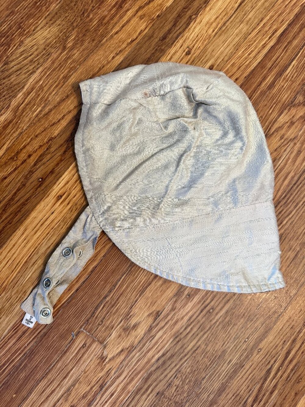 UB2 Handmade Reversible Silk Bonnet 6-12 months (but can fit older too)